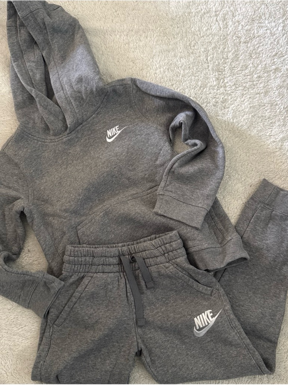 Nike Gray Hoodie & Joggers Set